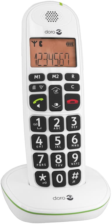 Doro PhoneEasy 100 DECT-telefon (vit)