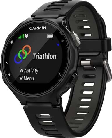Garmin Forerunner 735XT GPS sportklocka (svart/grå)