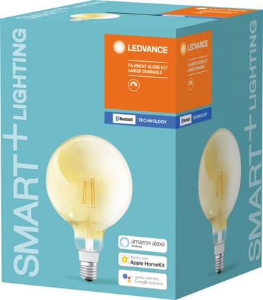 Ledvance Smart+ LED E27 glödlampa (bärnsten)