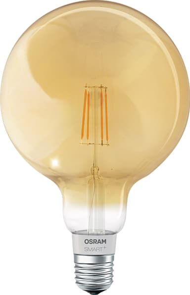 Ledvance Smart+ LED E27 glödlampa (bärnsten)