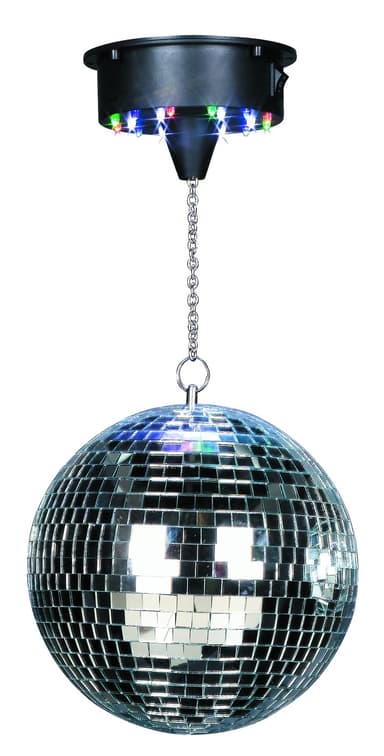 Spegelboll 30 cm med LED ljus, Batteridrevet