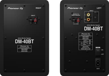 Pioneer DM-40BT-K, studio monitors med Bluetooth, svart