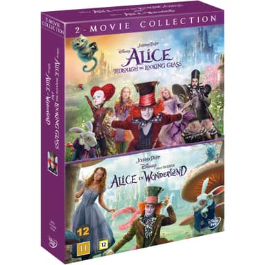 Alice i Spegellandet + Alice i Underlandet (DVD)
