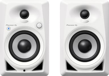 Pioneer DM-40BT-W, studiomonitors med Bluetooth - Vit