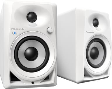 Pioneer DM-40BT-W, studiomonitors med Bluetooth - Vit