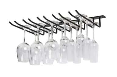 Hahn Metro Bar Hanger 5 row Black Ceiling