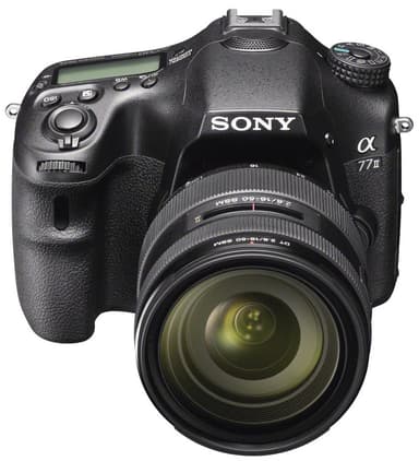 Sony Alpha A77 Mark II Systemkamera + 16-50 mm objektiv