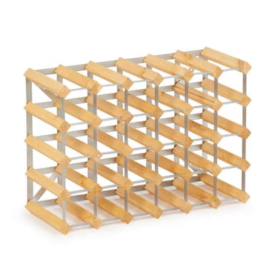 30 Bottle Self Assembly Kit Light oak