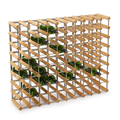 90 Bottle Self Assembly Kit Light oak