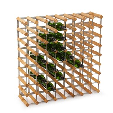 72 Bottle Self Assembly Kit Light oak