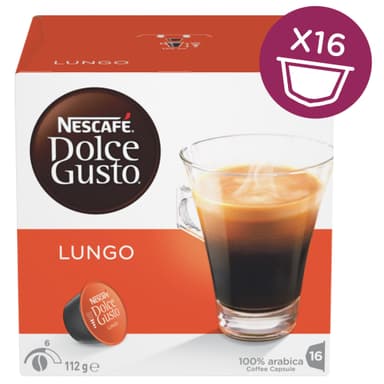 NESCAFÉ Dolce Gusto Lungo kaffekapslar (16 st)