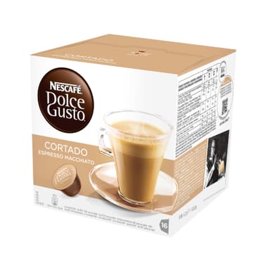 NESCAFÉ Dolce Gusto Cortado Espresso Macchiato kaffekapslar (16 st)