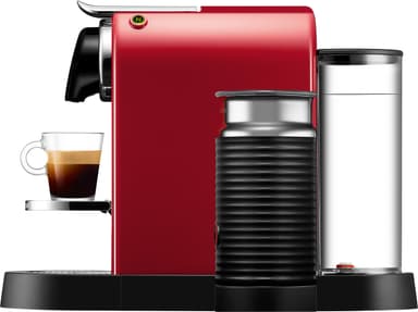 Nespresso CitiZ&Milk Capsule kaffebryggare C123EUCRNE (körsbär)