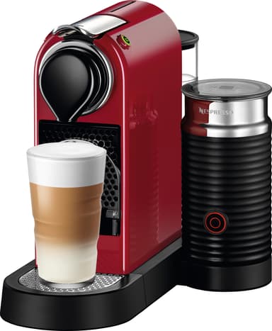Nespresso CitiZ&Milk Capsule kaffebryggare C123EUCRNE (körsbär)