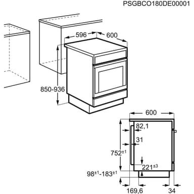 Electrolux Serie 600 Keramikspis LKR66040NW (60cm)