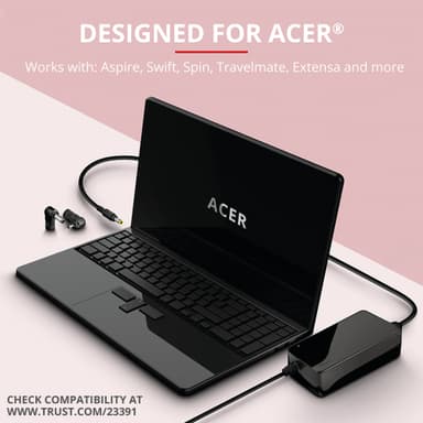 Trust Maxo Acer 90W laddare bärbar dator