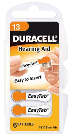 Duracell Batteri hörapparat DA13 Knappcell 1,4 V - 6 st