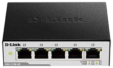 D-Link DGS-1100-05 5-ports Gigabit Smart switch D-Link DGS-1100-05 5-ports Gigabit Smart switch