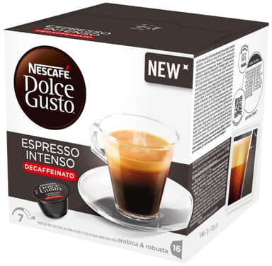 Nescafe Dolce Gusto Kapslar - Espresso Intenso Decaf Nescafe Dolce Gusto Kapslar - Espresso Intenso Decaf