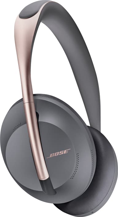 Bose Noise Cancelling Headphones 700 med laddfodral (grå/rose guld)