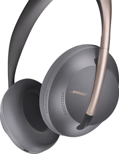 Bose Noise Cancelling Headphones 700 med laddfodral (grå/rose guld)