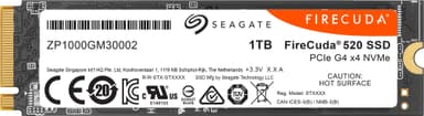 Seagate Firecuda 520 NVMe PCIe M.2 SSD 1 TB