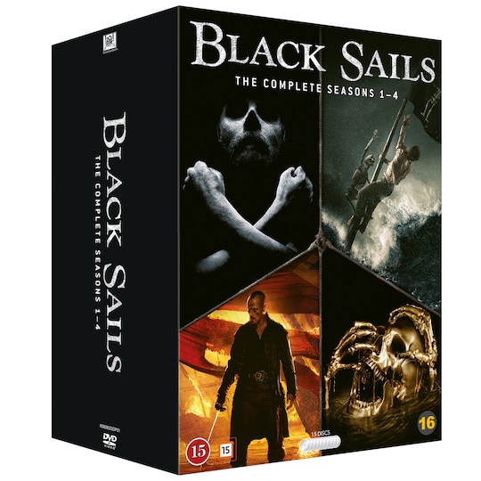 Black Sails - Säsong 1-4 (DVD)