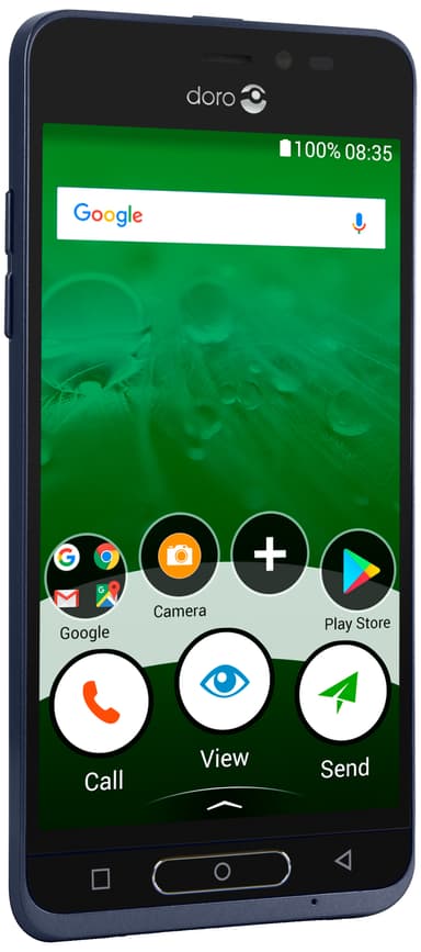 Doro 8035 smartphone (grå/blå)