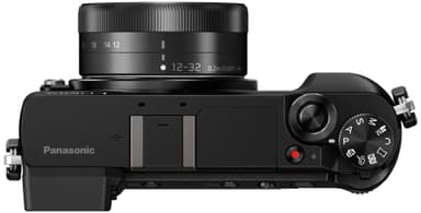 Panasonic Lumix DMC-GX80 kompakt systemkamera (svart)