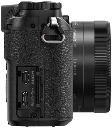 Panasonic Lumix DMC-GX80 kompakt systemkamera (svart)