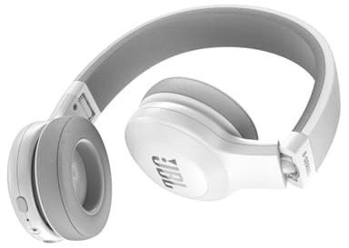 JBL E45BT on-ear hörlurar (vit)