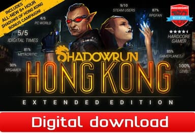 Shadowrun: Hong Kong - Extended Edition Deluxe - PC Windows,Mac OSX,Li