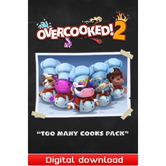Overcooked! 2 - Too Many Cooks Pack - PC Windows,Mac OSX,Linux