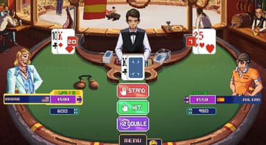 Super Blackjack Battle 2 Turbo Edition - The Card Warriors - PC Window