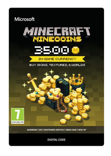 Minecraft Minecoins Pack - 3500 Coins - XOne PC Windows