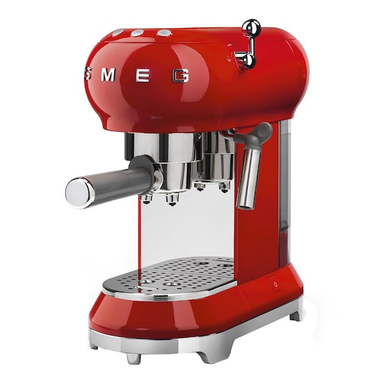Smeg 50-talsstil Espressomaskin ECF01 (röd)
