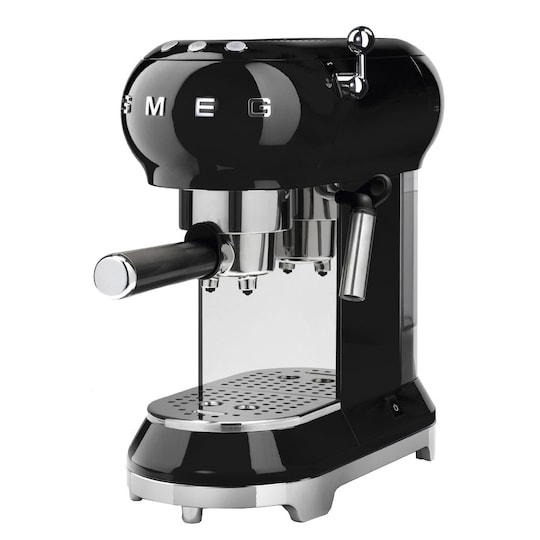 Smeg 50-talsstil Espressomaskin ECF01 (svart)