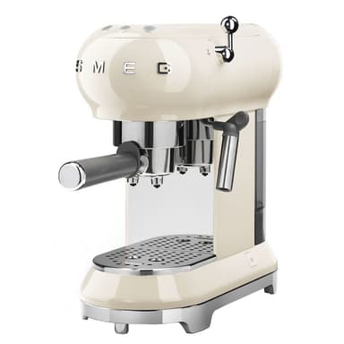 Smeg 50-talsstil Espressomaskin ECF01 (gräddvit)