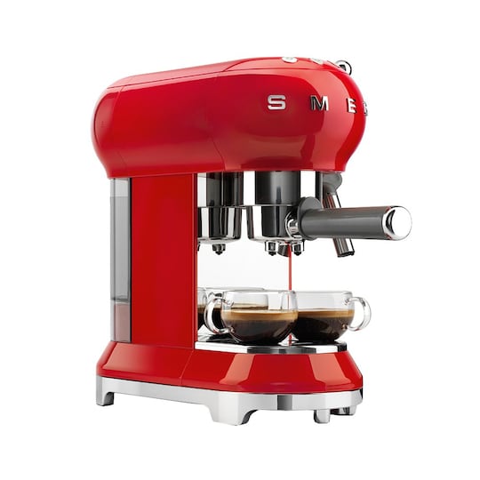 Smeg 50-talsstil Espressomaskin ECF01 (röd)