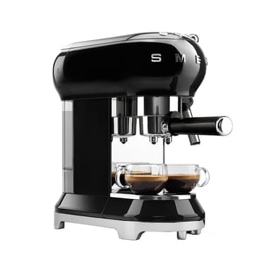 Smeg 50-talsstil Espressomaskin ECF01 (svart)