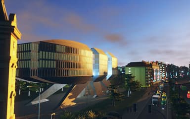 Cities Skylines - Content Creator Pack High-Tech Buildings  - PC