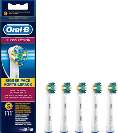 oral b tandborsthuvud floss action
