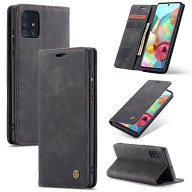 CaseMe Smart FlipCase Samsung Galaxy A71 (SM-A715F)  - Svart