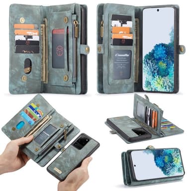 Multiplånbok CaseMe 11-kort Samsung Galaxy S20 Ultra (SM-G988F)  - Bl