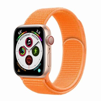 Apple Watch 5 (40mm) Nylon Armband - Papaya