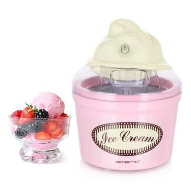 Glassmaskin retro rosa 1,2l