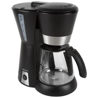 Kaffebryggare 12 koppar svart