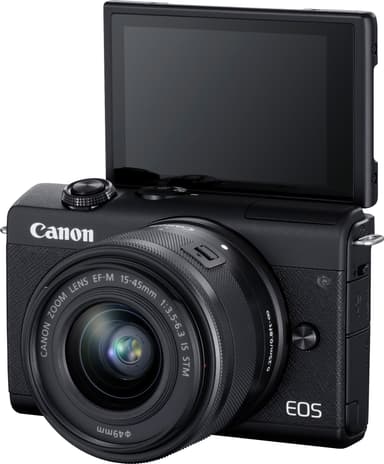 Canon EOS M200 BK M15 systemkamera + 15-45 mm objektiv