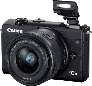 Canon EOS M200 BK M15 systemkamera + 15-45 mm objektiv