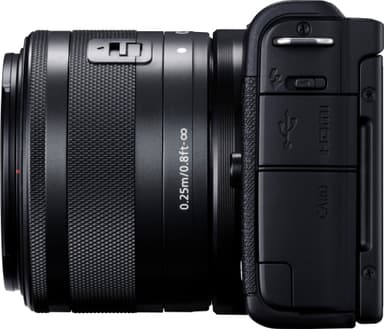 Canon EOS M200 BK M15 systemkamera + 15-45 mm objektiv